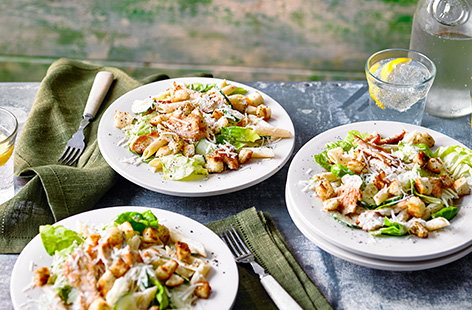 Turn a classic salad into a quick dinner or weekend lunch with this Caesar pasta salad recipe. 