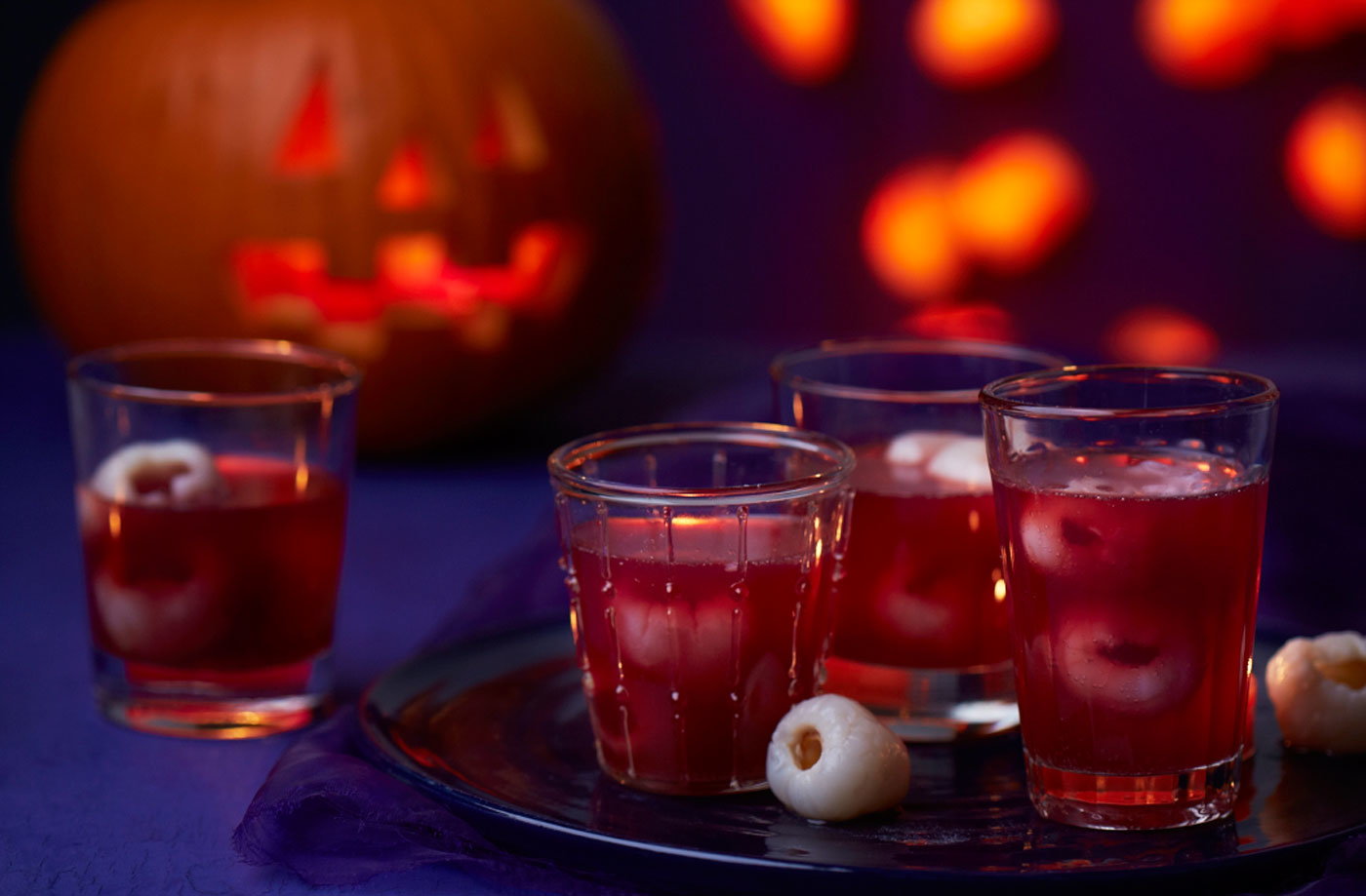 Bat's blood punch with dragon eyes recipe