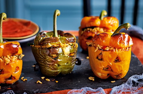 Scary stuffed peppers